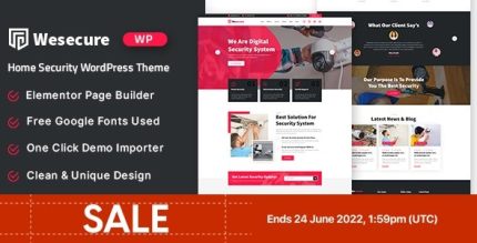 Wesecure - Home Security WordPress Theme