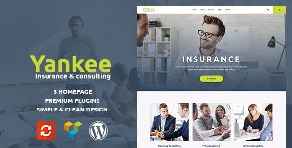 Yankee 1.6 – Insurance & Consulting WordPress Theme