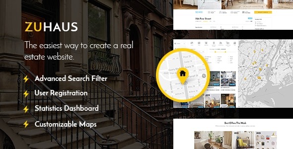 Zuhaus 2.0.0 – Real Estate Theme