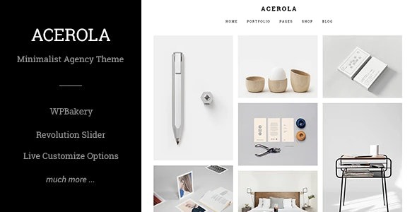 Acerola 1.6.5 – Ultra Minimalist Agency Theme