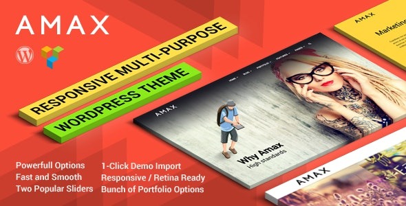 Amax 1.1.10 – Responsive Multi-Purpose WordPress Theme