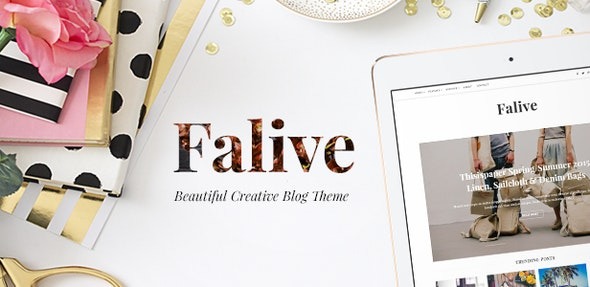 Falive 1.1.2 – Beautiful Creative & Fashion Blog Theme