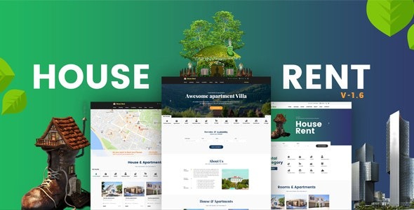 HouseRent 1.6.2 – Multi Concept Rental WordPress Theme