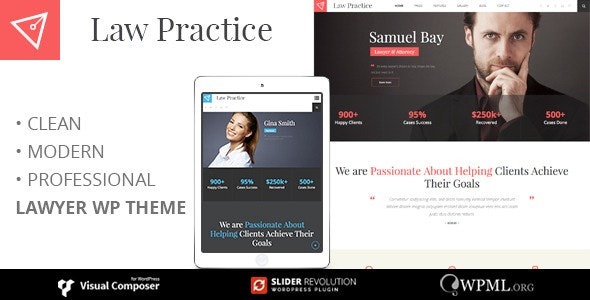 LAWPRACTICE 3.5 – Lawyer Responsive WordPress Theme