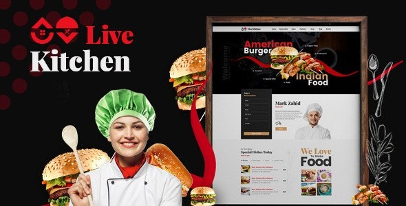 Livekitchen 2.5 – Restaurant Cafe WordPress Theme