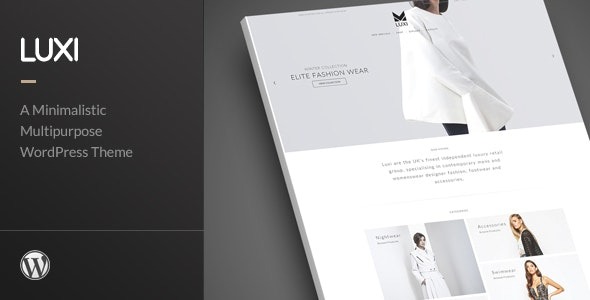 Luxi 2.4 – Luxury Elegant WooCommerce WordPress Theme