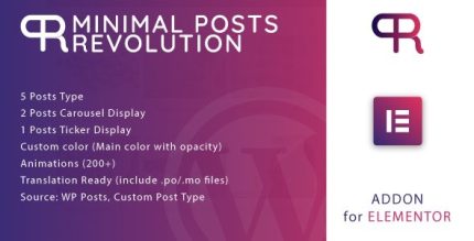 Minimal Posts Revolution For Elementor