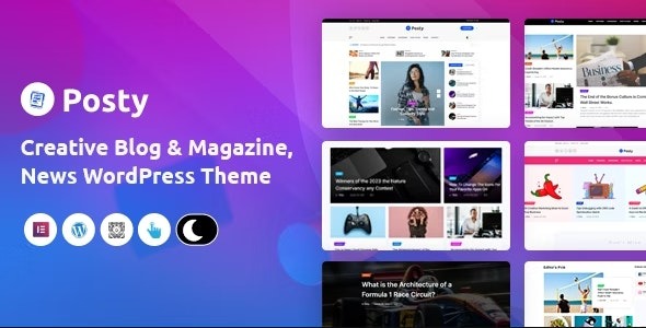 Posty 1.0.0 – News Magazine WordPress Theme