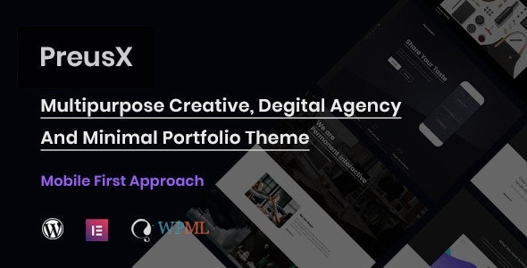 PreusX 1.5.0 – Digital Agency And Portfolio WordPress Theme