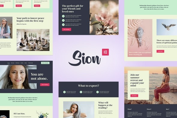 Sion 20250326 – Psychic Medium Elementor Template Kit