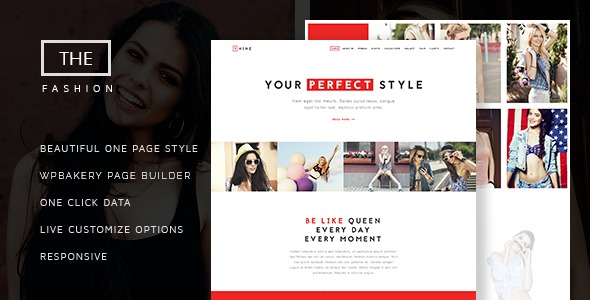 The Fashion 1.4.4 – Model Agency One Page Beauty Theme