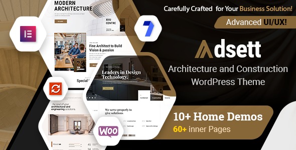 Adsett 1.0.7 – Architecture WordPress Theme