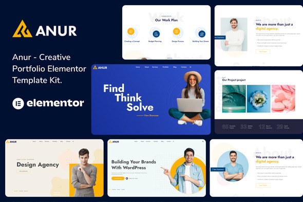 Anur 20250416 – Portfolio Elementor Template Kits