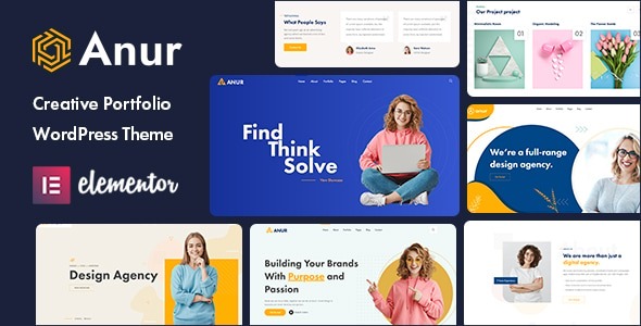 Anur 1.0.4 – Portfolio WordPress Theme