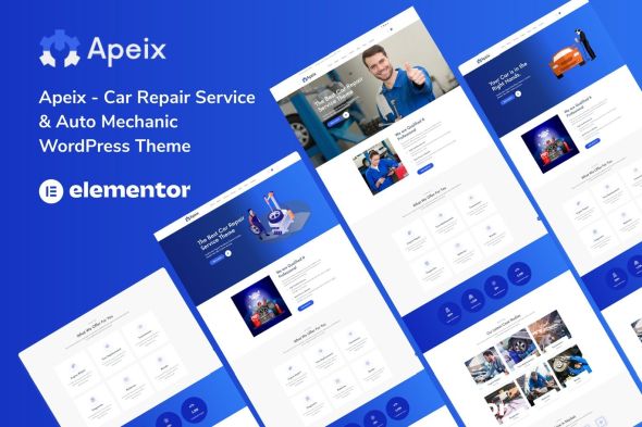 Apeix 2.0.3 – Car Repair Service & Auto WordPress Theme