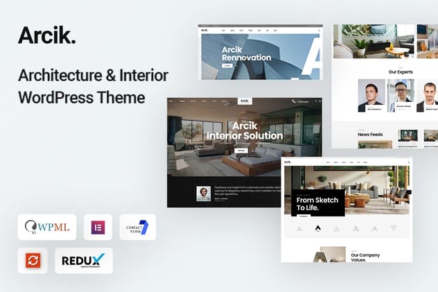 Arcik 1.0.5 – Architecture WordPress Theme