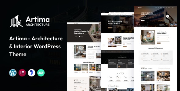 Artima 1.0.5 – Modern Architecture & Interior WordPress Theme