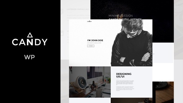 Candy 1.3.2 – One & Multi Page WordPress Theme