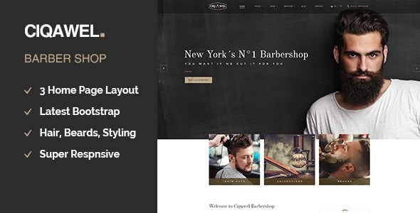 Cigawel 2.2 – Barbershop WordPress Theme