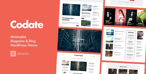 Codate 2.0 – Modern Magazine and Blog WordPress Theme