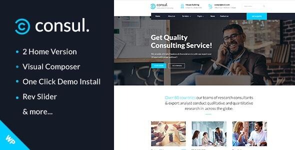 Consul 2.1 – Professional Services WordPress Theme