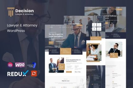 Decision - Law & Lawyer WordPress Theme