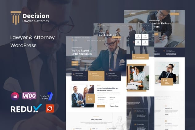Decision 1.0.4 – Law & Lawyer WordPress Theme