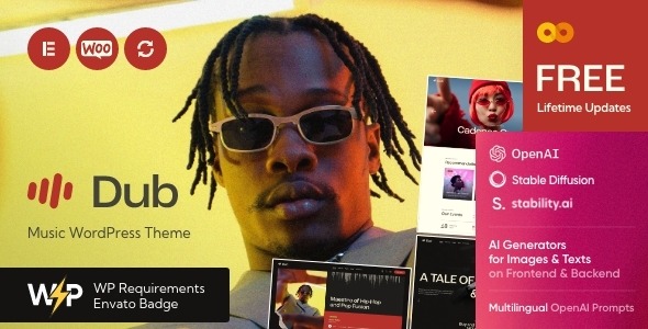 Dub 1.0 – Music WordPress Theme