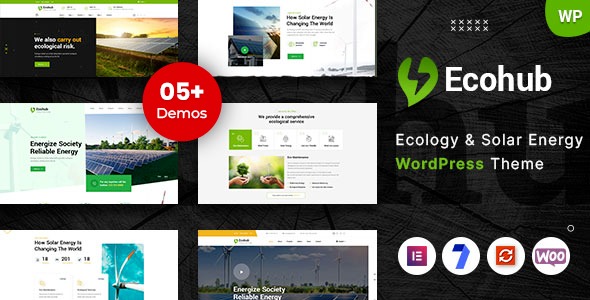 Ecohub 1.1.0 – Ecology Solar WordPress Theme