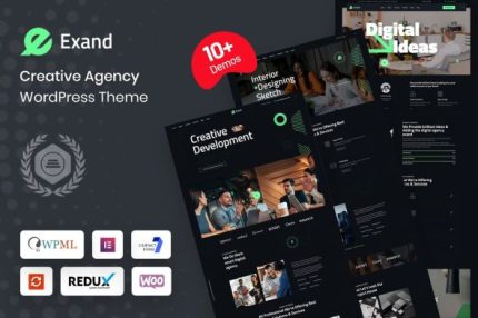 Exand - Creative Agency WordPress Theme
