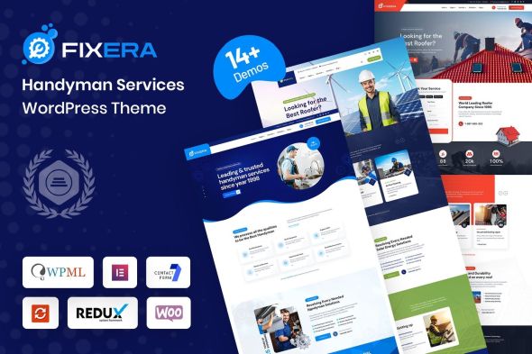 Fixera 1.0.4 – Handyman Services WordPress Theme