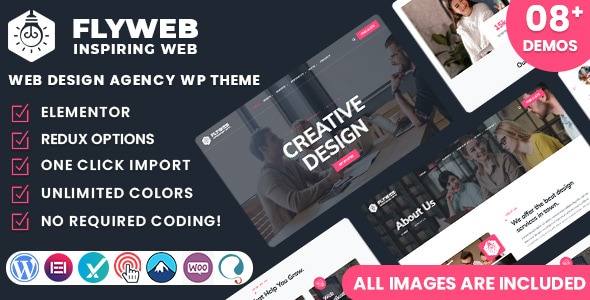 Flyweb 1.2 – Web Design Agency WordPress Theme