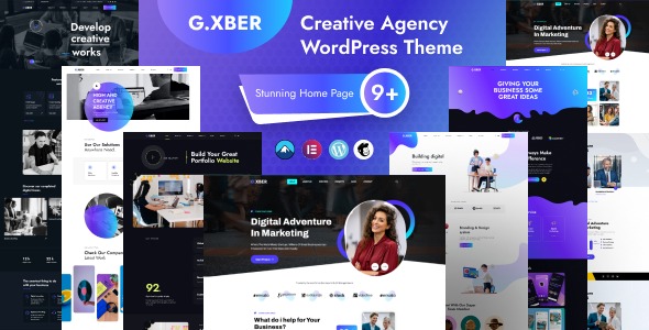 Gxber 1.0.2 – Creative Agency WordPress Theme