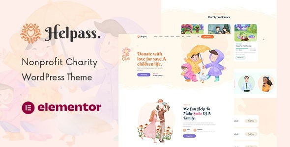Helpass 1.0.1 – Charity WordPress Theme