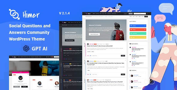 Himer 2.1.4 – Social Questions and Answers WordPress Theme