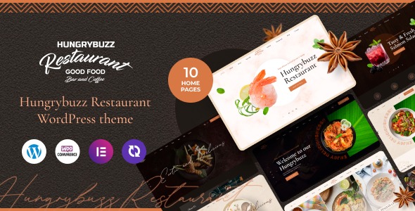 Hungrybuzz 1.0.1 – Restaurant WordPress Theme