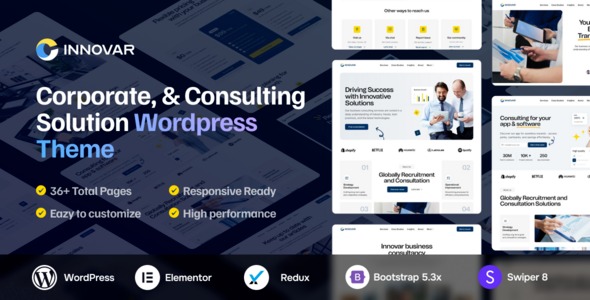 Innovar 1.0.0 – A Corporate & Consulting Solution WordPress Theme