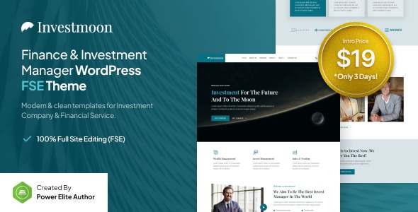 Investmoon 1.0.1 – Finance & Investment Manager FSE WordPress Theme
