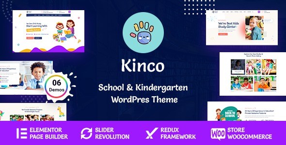 Kinco 1.0.1 – Kindergarten WordPress Theme