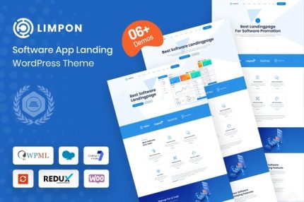 Limpon - Software App Landing WordPress Theme