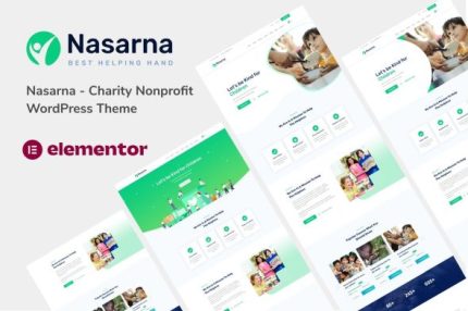 Nasarna - NonProfit Charity WordPress Theme