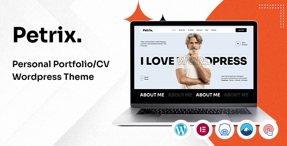 Petrix 1.0 – Personal Portfolio WordPress Theme