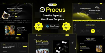 Procus - Modern Creative Digital Agency WordPress Theme