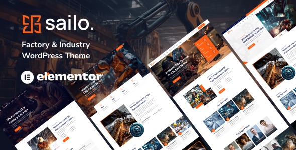 Sailo 1.0.2 – Factory & Industry WordPress Theme