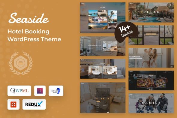 Seaside 1.0.1 – Hotel Booking WordPress Theme