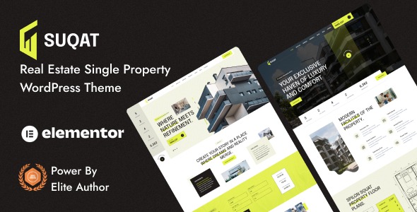 Suqat 1.0.1 – Single Property WordPress Theme