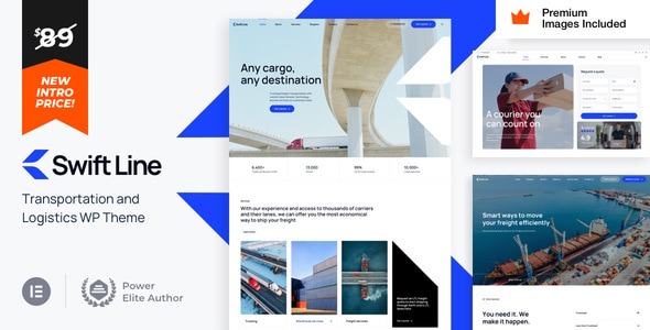 SwiftLine 26 – Transportation Logistics WordPress Theme