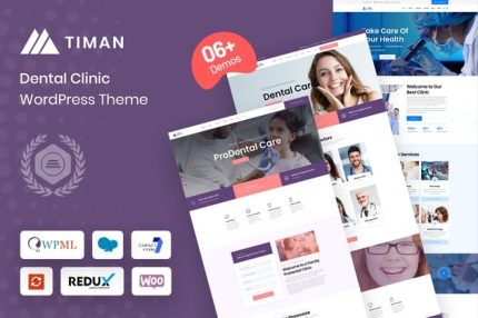 Timan - Dental Clinic WordPress Theme