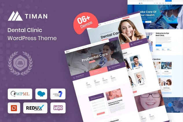 Timan 1.2.0 – Dental Clinic WordPress Theme