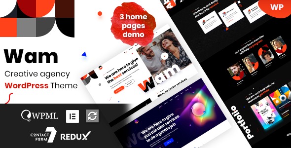 Wam 1.1.1 – Creative Agency WordPress Theme